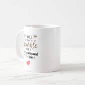 Personalized Sparkle Occupational Therapist Kaffeetasse (Vorderseite Links)
