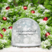 Personalized Sparkle Photo Snow Globe Schneekugeln (Weihnachten)