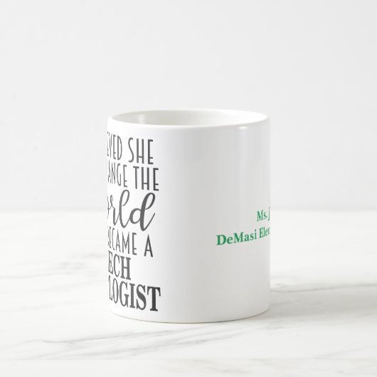 Personalized Speech Pathologist Gift Mug Kaffeetasse (Mittel)