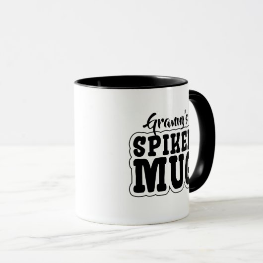 Personalized 'Spiked Mug' Funny, Cute & Silly Tasse (VorderseiteRechts)