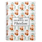 Personalized Spiral Photo Notebook – Cute Fox  Notizblock (Vorderseite)