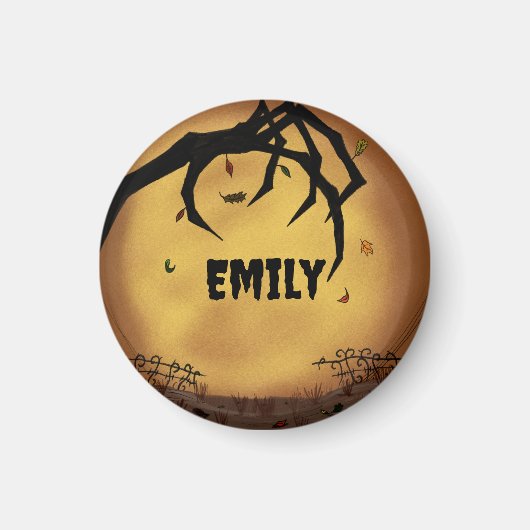 Personalized Spooky Hand Emo Magnet (Vorne)