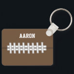 Personalized Sports Football Keychain Gift  Schlüsselanhänger<br><div class="desc">The design is from original art.</div>