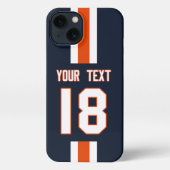 Personalized Sports Jersey  iPhone Hülle (Rückseite)