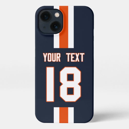 Personalized Sports Jersey  iPhone Hülle (Rückseite)
