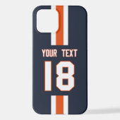 Personalized Sports Jersey iPhone Hülle (Rückseite)