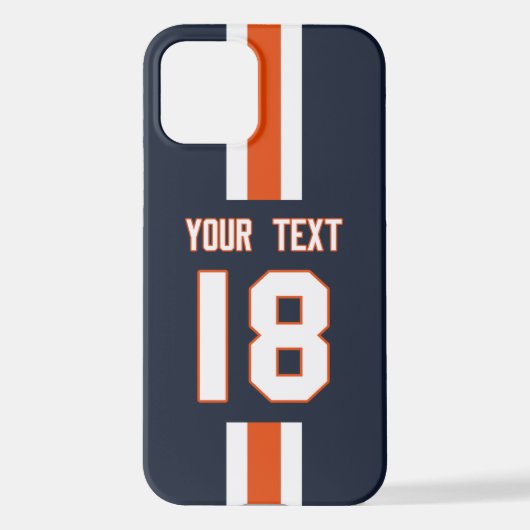 Personalized Sports Jersey  iPhone Hülle (Rückseite)