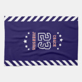 Personalized Sports Towel Custom team merch  Geschirrtuch (Horizontal)