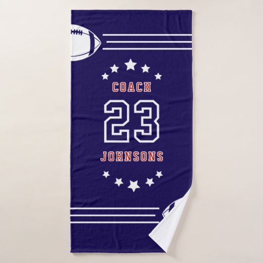 Personalized Sports Towel Players and Coach Badehandtuch (Badehandtuch)