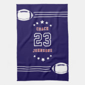 Personalized Sports Towel Players and Coach Geschirrtuch (Vertikal)