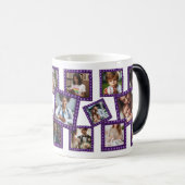 Personalized Spring Blossom Framed 17 Photos Mug Kaffeetasse (VorderseiteRechts)