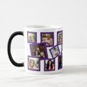 Personalized Spring Blossom Framed 17 Photos Mug Kaffeetasse (Links)