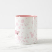 Personalized Spring Cat Zweifarbige Tasse (Mittel)