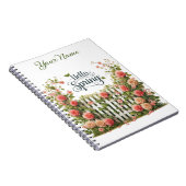 Personalized Spring Floral Spiral Notebook Notizblock (Rechte Seite)