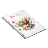 Personalized Spring Floral Spiral Notebook – Notizblock (Rechte Seite)