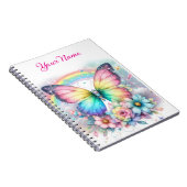 Personalized Spring Floral Spiral Notebook Notizblock (Rechte Seite)