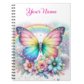Personalized Spring Floral Spiral Notebook Notizblock (Vorderseite)