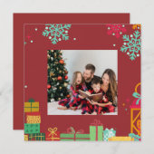 Personalized Square Holiday Card (Vorne/Hinten)