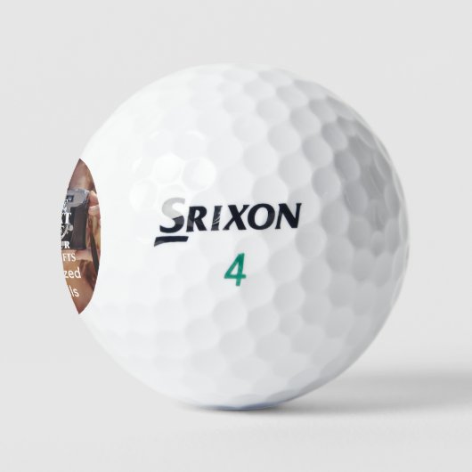 Personalized Srixon Soft Feel Gift Custom Golfball (Logo)