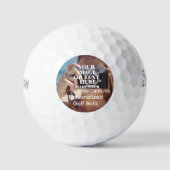Personalized Srixon Soft Feel Gift Custom Golfball (Vorderseite)