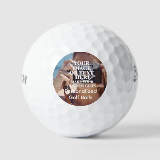 Personalized Srixon Soft Feel Gift Custom Golfball (Vorderseite)