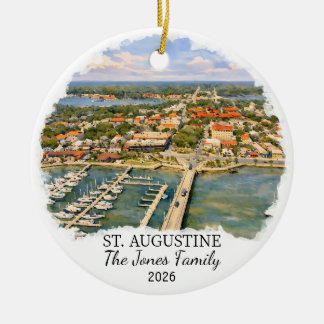 Personalized St. Augustine Ornament Custom Florida