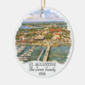 Personalized St. Augustine Ornament Custom Florida (Links)