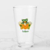Personalized St. Patrick’s Day Leprechaun  Glas (Vorderseite)