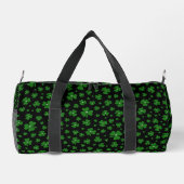Personalized St. Patrick’s Day Shamrock with Pearl Duffle Bag (Rückseite)