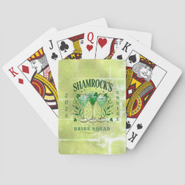 Personalized St. Patrick's Day Cruise, Bride Squad Spielkarten