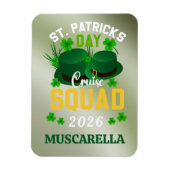 Personalized St. Patrick's Day Cruise Squad Door Magnet (Vertikal)