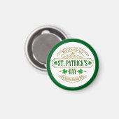 Personalized St. Patrick's Day I Luck of the Irish Magnet (Vorderseite/Rückseite)