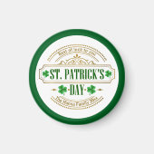 Personalized St. Patrick's Day I Luck of the Irish Magnet (Vorne)