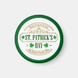 Personalized St. Patrick's Day I Luck of the Irish Magnet