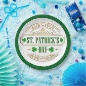 Personalized St. Patrick's Day I Luck of the Irish Pappteller (Party)
