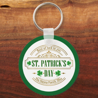 Personalized St. Patrick's Day I Luck of the Irish Schlüsselanhänger