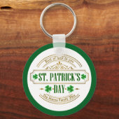 Personalized St. Patrick's Day I Luck of the Irish Schlüsselanhänger (Vorderseite)