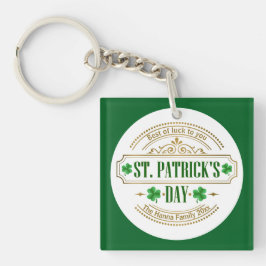 Personalized St. Patrick's Day I Luck of the Irish Schlüsselanhänger