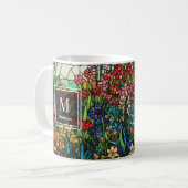 Personalized Stained Glass Wildflower Mug Kaffeetasse (Vorderseite Links)