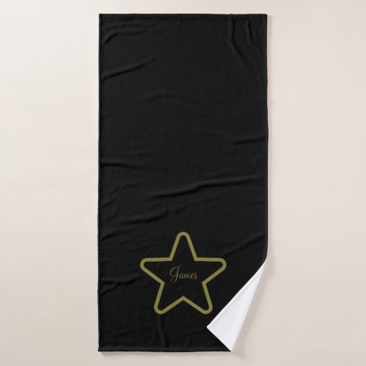 Personalized Star Bath Towels  Badhandtuch Set (Badehandtuch)