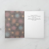 Personalized Starburst Birthday Karte (Innenseite)