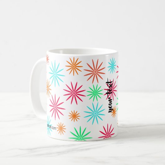 Personalized Starburst Kaffeetasse (Vorderseite Links)