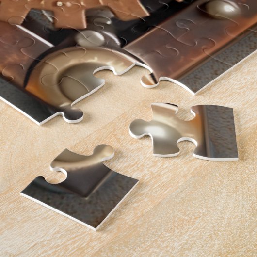 Personalized Steampunk Romantic Photo Puzzle (Seite)