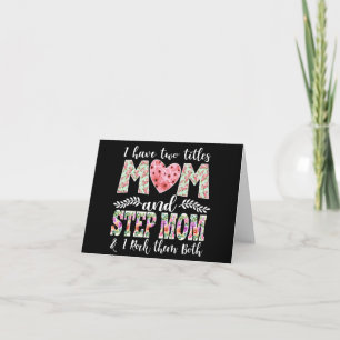 Personalized Stepmom Mother's Day Karte