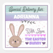 Personalized Stickers from Easter Bunny With Love (Vorderseite)