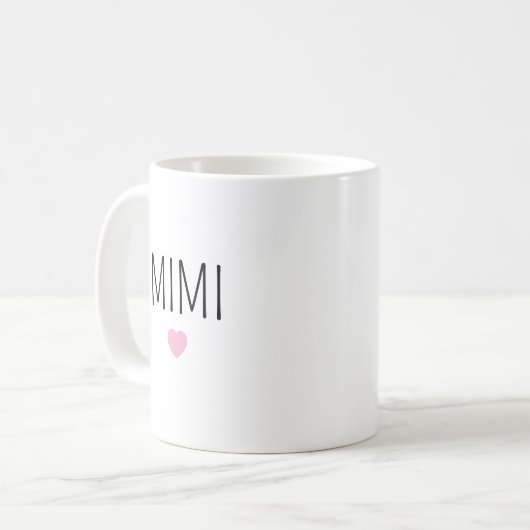 Personalized Stoneware Mug for Mimi,  Kaffeetasse (Vorderseite Links)