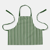Personalized Stripe Apron for Kids and Adults Schürze (Vorderseite)