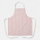 Personalized Stripe Apron for Kids and Adults Schürze (Vorderseite)