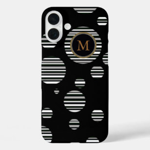 Personalized Striped iPhone 16 Plus Hülle