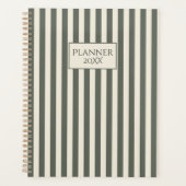 Personalized Striped Planner 20XX Planer (Vorderseite)